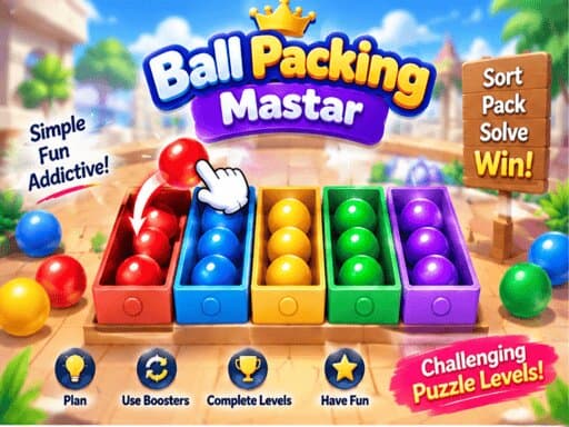 Ball Packing Master Puzzle &amp;ndash; Fill Box