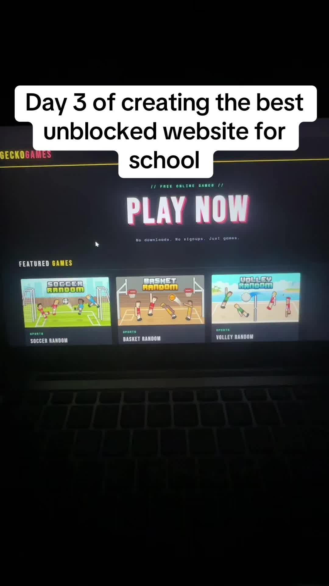 The best Unblocked website for school!! #unblockedgames #school #website #geckogames #games